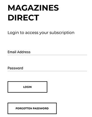Login screenshot